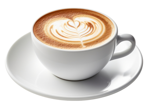 PNG Piccolo latte coffee drink cup.