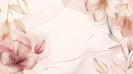 elegant lotus wallpaper vector background featuring golden line art for luxury wellness branding and natural product packaging
