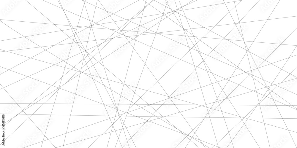 Aufkleber Abstract black lines with white background. Creative and geometric shape with luxury pattern and paper texture design. abstract background with stripes for website design Technology background.	