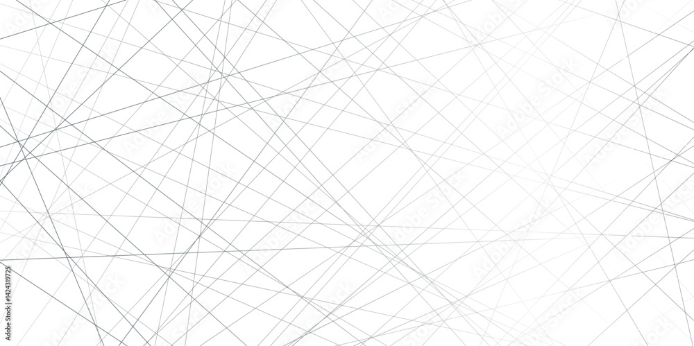 Leinwandbilder Abstract black lines with white background. Creative and geometric shape with luxury pattern and paper texture design. abstract background with stripes for website design Technology background.	
