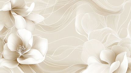 abstract watercolor background vector in earth tones with gold line art perfect for luxury banner and cover design