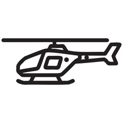 Naklejka premium helicopter vector illustration