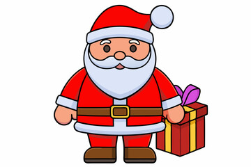 Santa Claus with presents