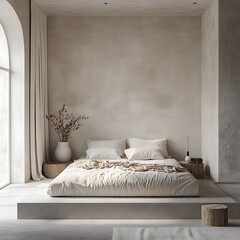 Serene space designed with nature and lighting high resolution picture