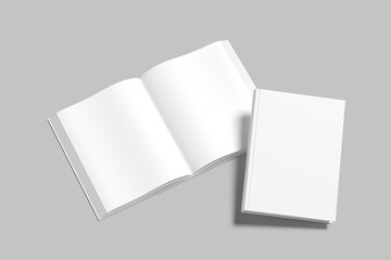 Hardcover Book Blank Mockup