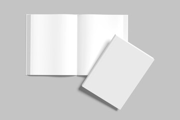 Hardcover Book Blank Mockup
