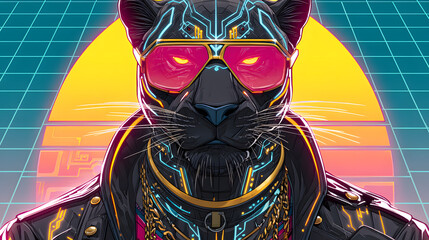 Cyberpunk Panther