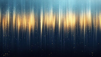 Minimalist background with vertical lines of light and dark blue, featuring golden accents for an elegant touch