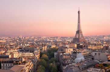 Naklejka premium Cityscape of Paris
