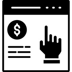 Ppc Vector icon in Glyph Style