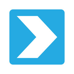 traffic sign turn signal icon vector