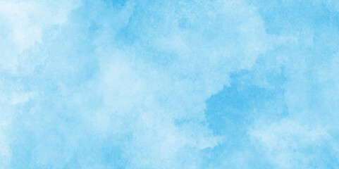 Abstract painted blue watercolor on paper texture background,Hand painted abstract soft sky blue watercolor sky and clouds,,Light blue watercolor paper texture background with splashes.