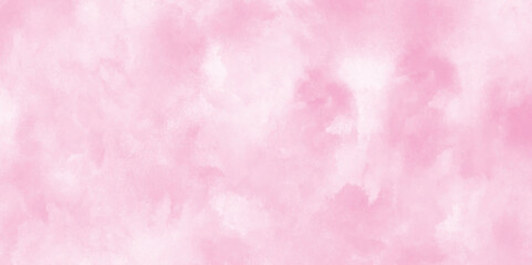 Abstract magenta shades aquarelle illustration.pink gradient color background, banner design,Pastel pink watercolour texture. Subtle feminine artistic scene template,
