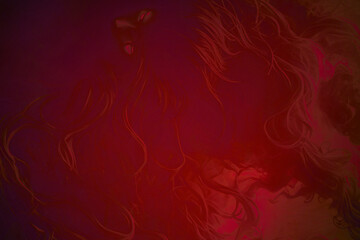 abstract red background with lines