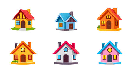 Fototapeta premium home icon set