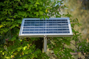 Mały panel fotowoltaiczny PV fotowoltaika elektryczność zielona energia