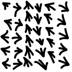 direction silhouette set