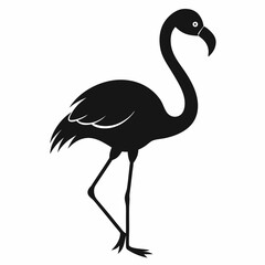 illustration of a flamingo