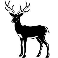 deer silhouette vector