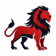 vector illustration of a lion