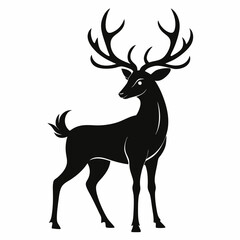 deer silhouette vector