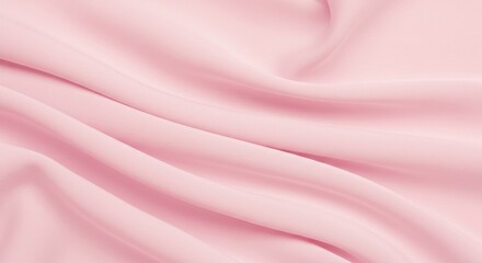 Fototapeta premium Soft pink fabric texture elegant drape smooth background design