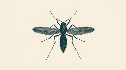 Detailed illustration of a fly (1)