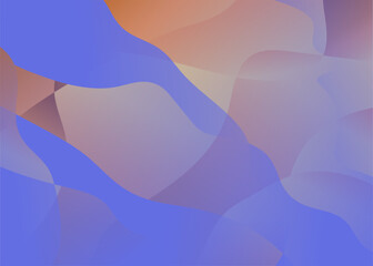 Abstract monochromatic waves in a multi-layered minimalist design
