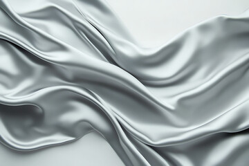 Obraz premium Photo of a gray gradient background with a subtle shimmering effect on a white backdrop, in a silver color.