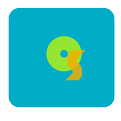 Blue bird icon vector illustration