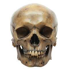 Obraz premium human skull on transparent background 