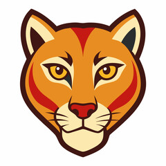 vector illustration of a tiger