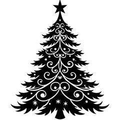 christmas tree vector