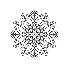 vector illustration of a mandala