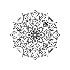 vector illustration of a mandala