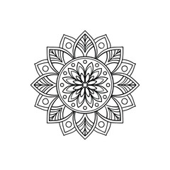 vector illustration of a mandala