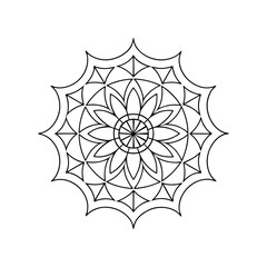 vector illustration of a mandala