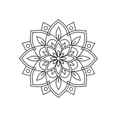 vector illustration of a mandala