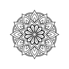 vector illustration of a mandala
