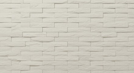 Fototapeta premium White stone wall texture seamless pattern background