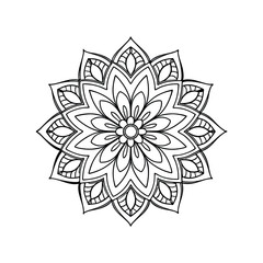 vector illustration of a mandala