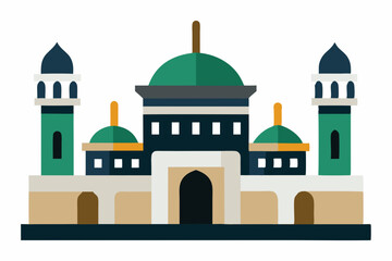 taj mahal vector illustration