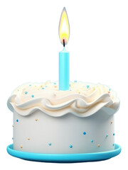 PNG Candle cake dessert food.