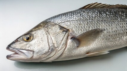 Obraz premium Barramundi Fish on studio background 