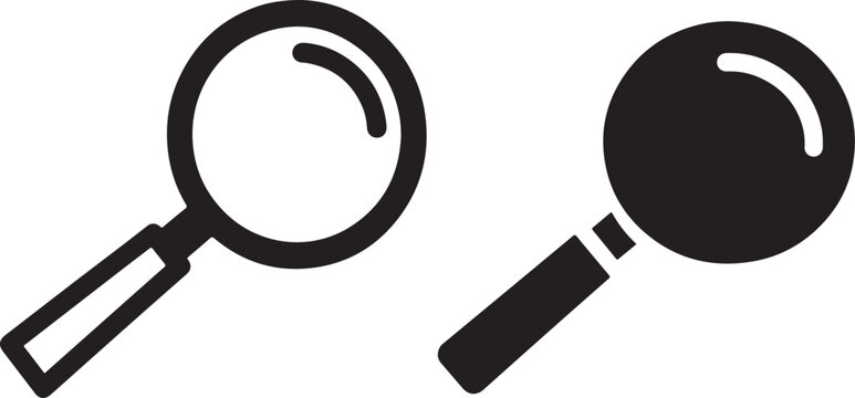Magnifying glass icon for search or zoom functions