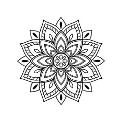 vector illustration of a mandala