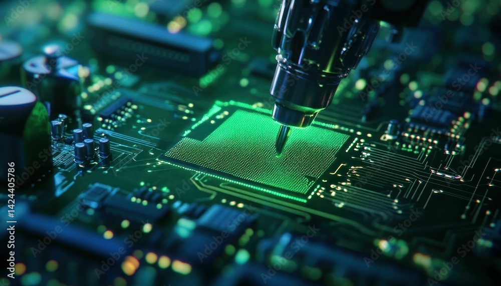 Poster precision robotics: automated system inspecting and repairing an advanced circuit board