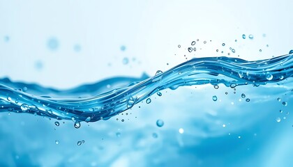 3D Water Splash Summer Background	Dynamic 3D water splash background with suspended droplets, transparent blue liquid, and studio‑style lighting, perfect for beverage, aquatic, or refreshing summertim