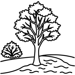 Obraz premium tree image vector 
