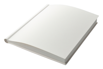 PNG Blank vertical book publication paper page.